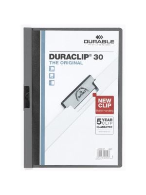 Obal s klipom DURACLIP Original 30 antracitový