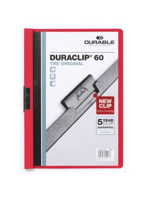 Obal s klipom DURACLIP Original 60 červený