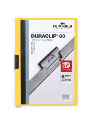 Obal s klipom DURACLIP Original 60 žltý