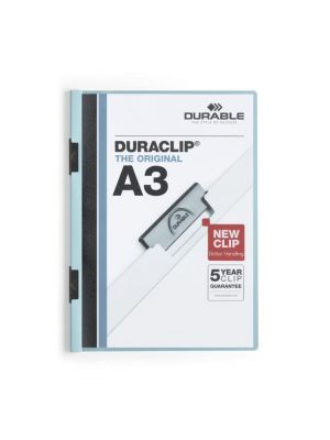 Obal s klipom A3 DURACLIP Original modrý