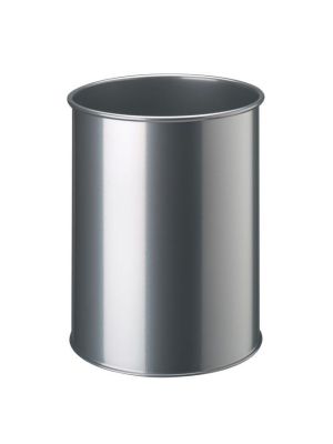 Kôš kovový 15l strieborný