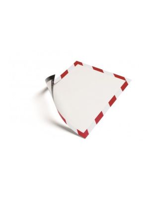 Panel DURAFRAME MAGNETIC SECURITY A4 červeno-biely