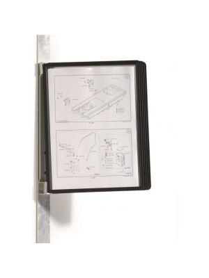 Nástenný držiak magnetický VARIO s 5 panelmi čierny