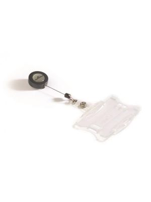 Visačka na plastovú kartu otvorená s kotúčom DURABLE 85x54mm 10ks