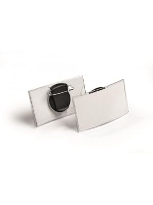 Visačka oblá akrylová DURABLE 75x40mm 25ks