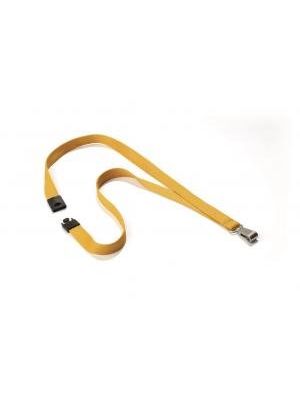 Závesný remienok DURABLE SOFT COLOUR 15mm žltý 10ks