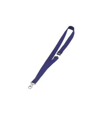 Závesný remienok DURABLE 20 mm so skobou modrý 10ks