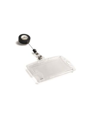 Visačka na 2 plastové karty s kotúčom DURABLE 90x54mm 10ks