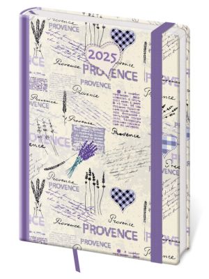 Denný diár A5 Vario Provence s gumičkou