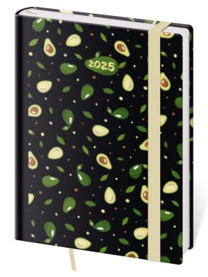Denný diár B6 Vario Avocado s gumičkou