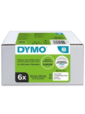Samolepiace etikety Dymo LW 101x54mm menovky balíky biele 1320ks