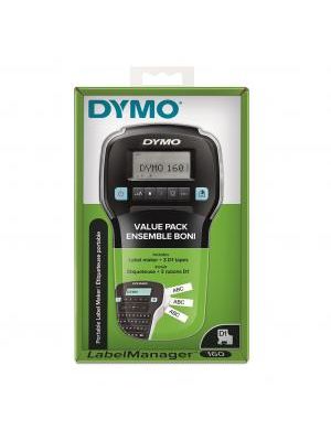Dymo LM 160 tlačiareň štítkov a 3x D1 pásky 12mm x 7m čierna na bielej
