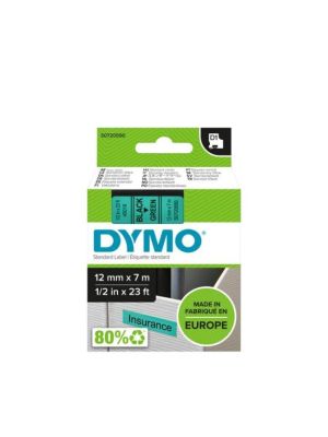 Samolepiaca páska Dymo D1 12 mm zelená/čierna