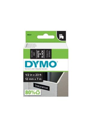 Samolepiaca páska Dymo D1 12 mm čierna/biela