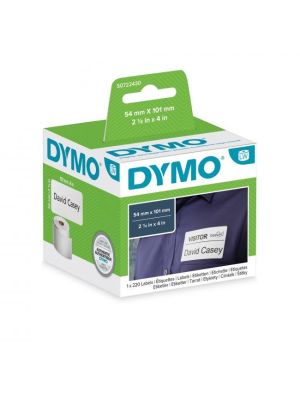 Samolepiace etikety Dymo LW 101x54mm menovky balíky biele