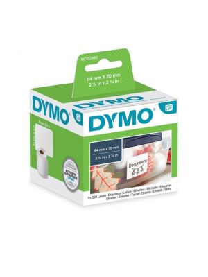 Samolepiace etikety Dymo LW 70x54mm viacúčelové biele