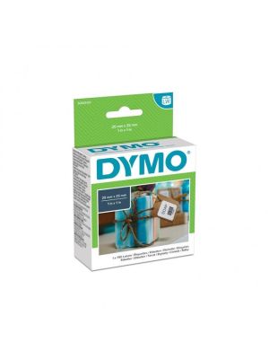 Samolepiace etikety Dymo LW 25x25mm viacúčelové biele