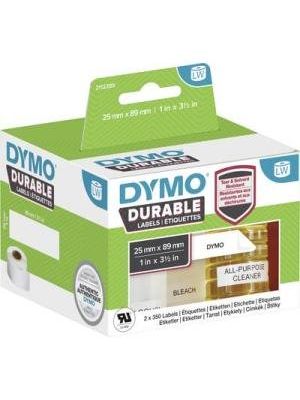 Samolepiace etikety Dymo LW 89x25mm polypropylénové s ochrannou vrstvou biele