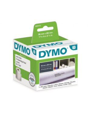 Samolepiace etikety Dymo LW 89x36mm adresné veľké biele 260ks