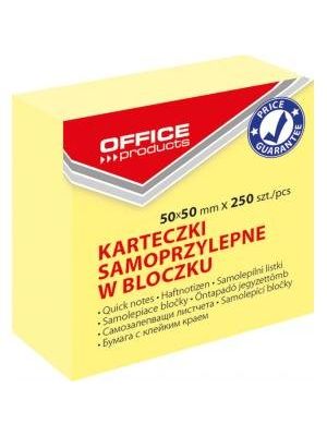 Bloček 50x50mm 250l pastelový žltý