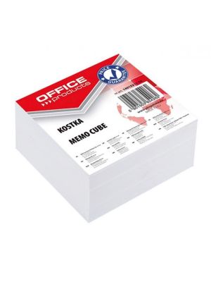 Blok kocka nelepená 85x85x40mm biela