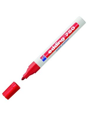 Lakový popisovač edding 750 červený