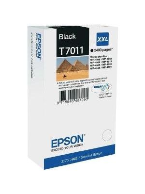Atramentová náplň Epson T7011 black XXL C13T701140 pre WP4000/WP4500 (3.400 str.)