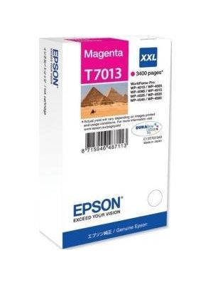Atramentová náplň Epson T7013 magenta XXL C13T701340 pre WP4000/WP4500 (3.400 str.)