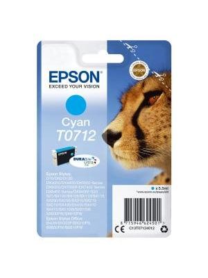 Atramentová náplň Epson T07124011 cyan pre D78/DX4000/4050/5000/5050/6000 (5,5 ml)