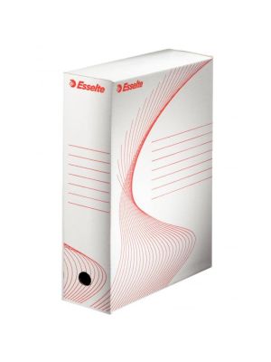 Archívny box Esselte 100mm biely/červený