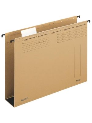 Závesný obal Leitz ALPHA 60mm dno hnedý