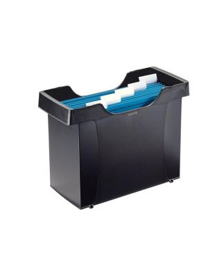 Zásobník na závesné obaly Leitz Plus čierny