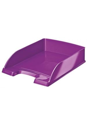 Odkladač Leitz WOW metalický purpurový