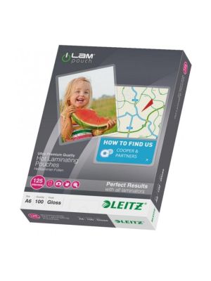 Laminovacie fólie Leitz A6, 125 mic