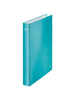 Zakladač 4-krúžkový Leitz WOW celoplastový 4cm ľadovo modrý