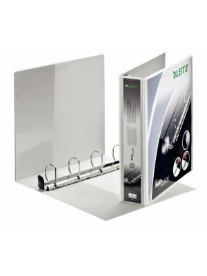 Zakladač prezentačný Leitz 6,9cm 4D-krúžkový A4 MAXI biely