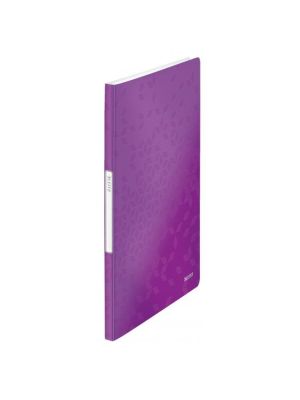 Katalógová kniha 20 Leitz WOW purpurová