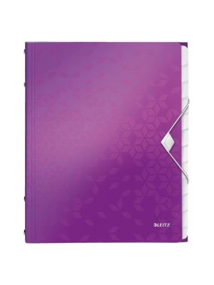 Triediaca kniha 12 Leitz WOW purpurová