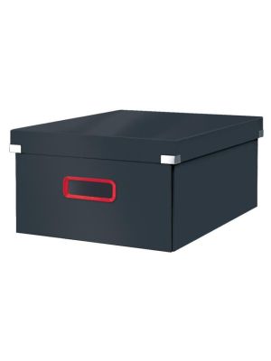 Veľká krabica Click & Store A3 Leitz Cosy zamatová sivá