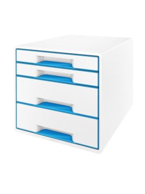 Zásuvkový box Leitz WOW modrý