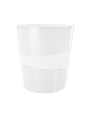 Kôš plastový Leitz WOW 15l biely