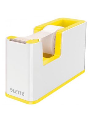 Dispenzor s páskou Leitz WOW biely/žltý