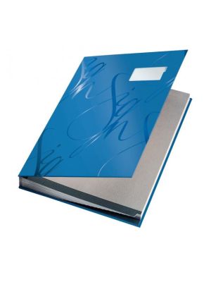Podpisová kniha designová Leitz modrá