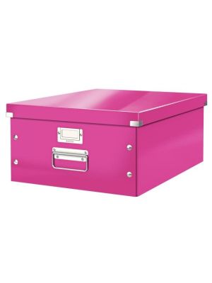 Veľká škatuľa A3 Click & Store ružová
