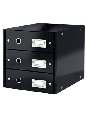Zásuvkový box Leitz Click & Store 3 zásuvky čierny