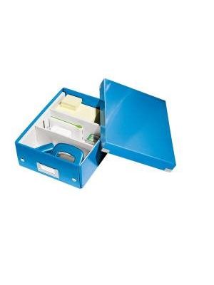 Malá organizačná škatuľa Click & Store modrá
