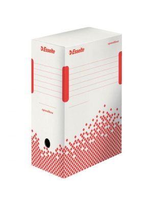Archívny box Esselte Speedbox 150mm biely/červený