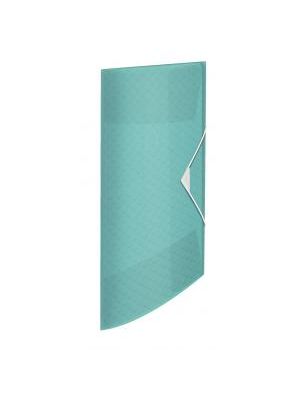 Plastový obal s gumičkou Esselte Colour`Ice modrý