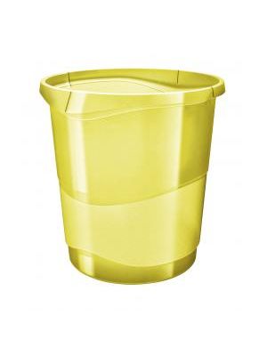 Kôš plastový Esselte Color`Ice 14l žltý