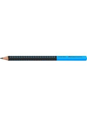 Ceruzka Grip Jumbo/HB Two Tone čierna/modrá 12ks